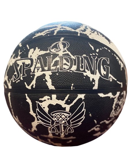 Comprar Balón Spalding Flight Crack Black White Sz.5 | 24Segons