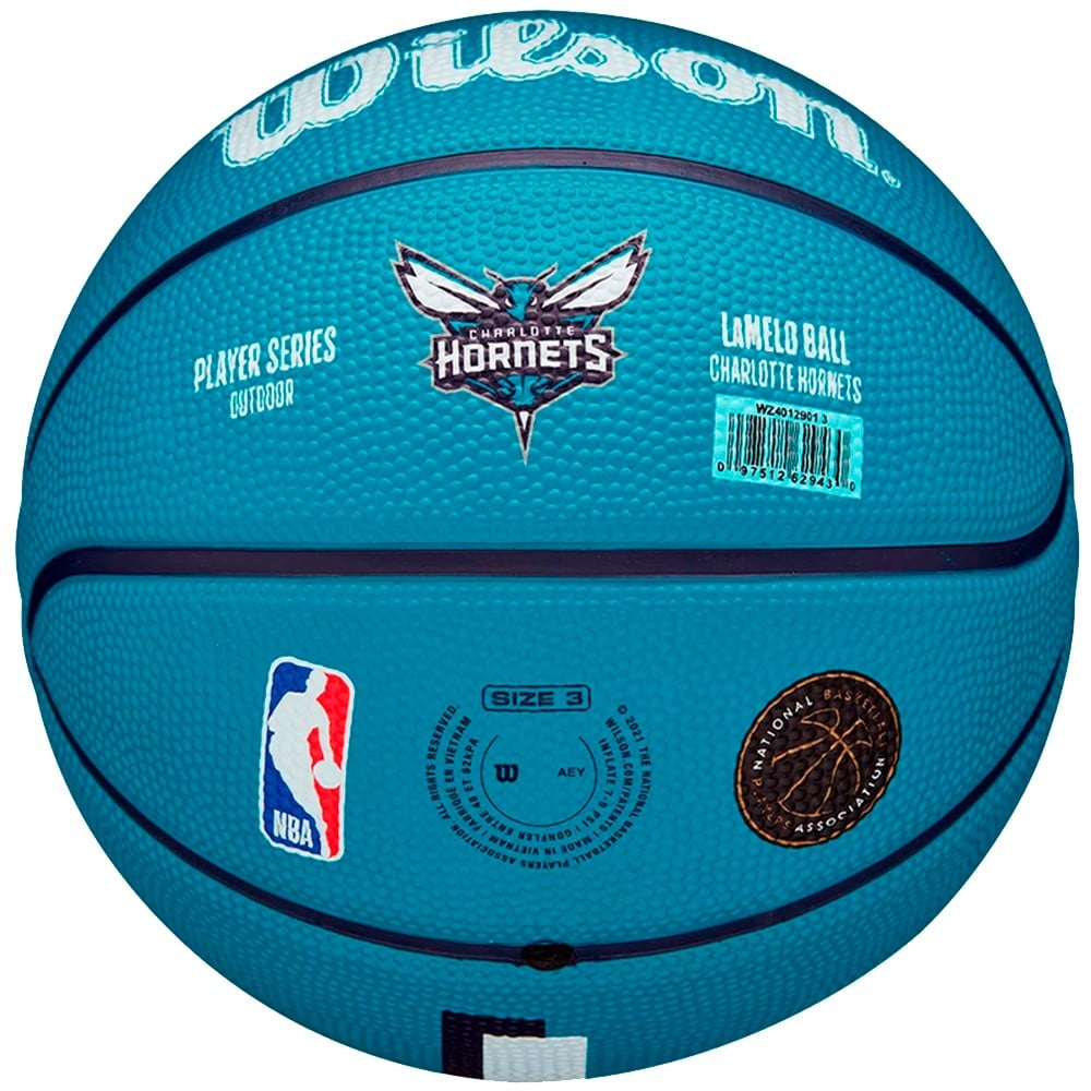 Pilota LaMelo Ball Charlotte Hornets NBA Player Icon Mini Sz3