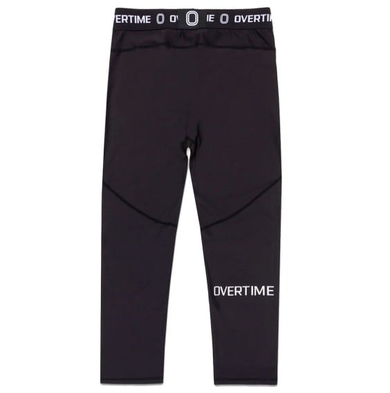 Buy Overtime Valid 3/4 Black Compression Tights | 24Segons