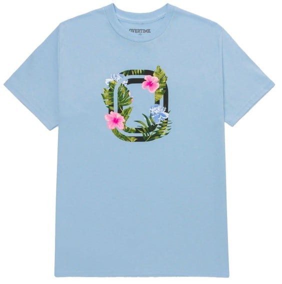 Comprar Camiseta Overtime Floral Blue | 24Segons