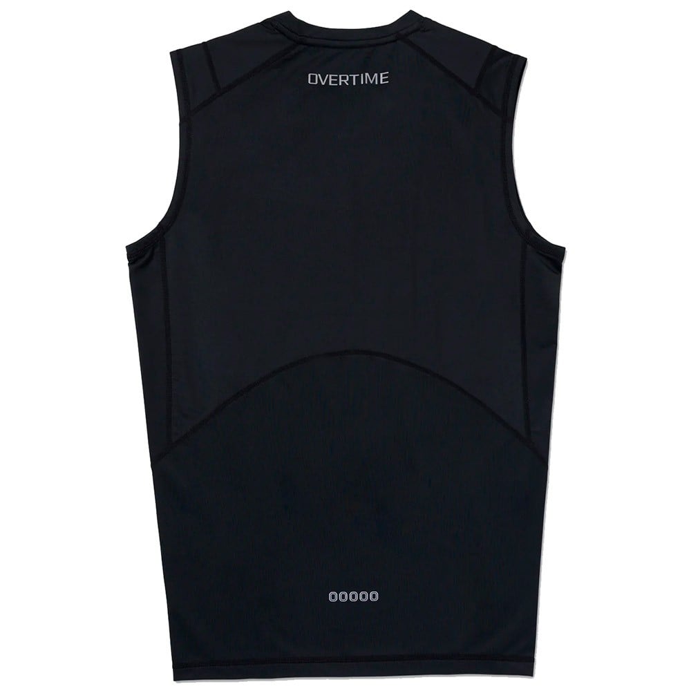 Camiseta Overtime Valid Sleeveless Compression Black