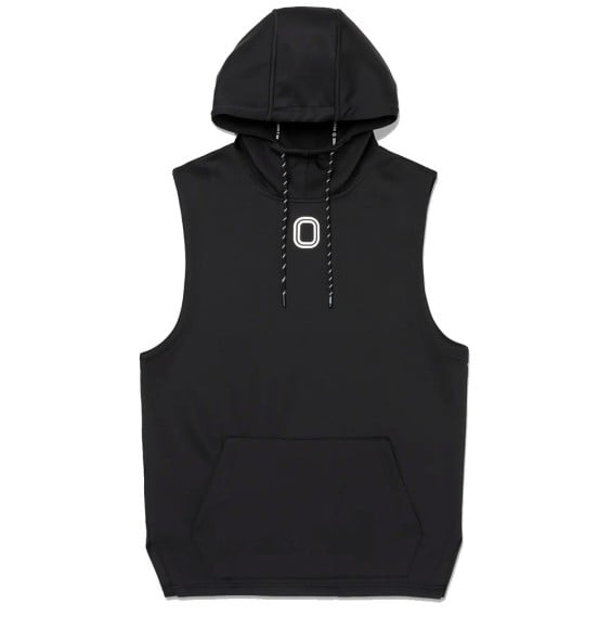 Buy Overtime Performance Sleeveless Black Hoodie | 24Segons