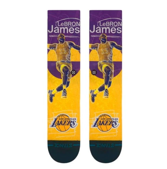 Comprar Calcetines Stance Pasted LeBron James Lakers | 24Segons