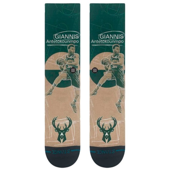 Comprar Mitjons Stance Pasted Giannis Antetokounmpo Bucks | 24Segons