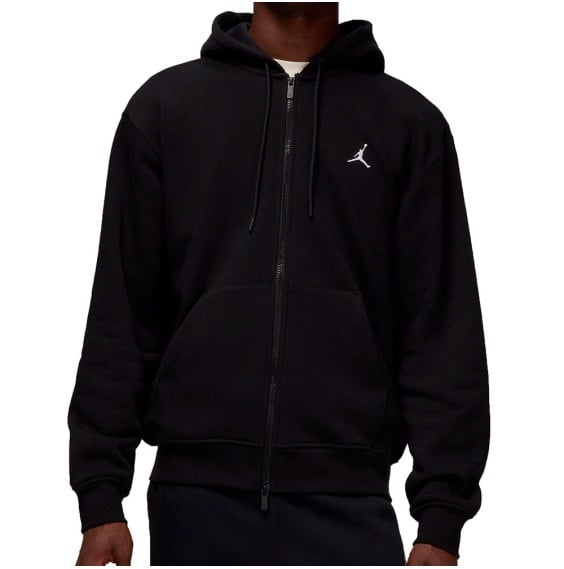 Buy Jordan Brooklyn Fleece Zip Hood Black Hoodie | 24Segons