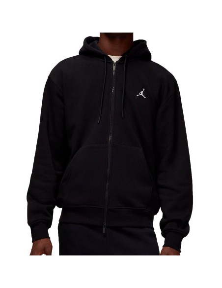 Jordan Acquista Felpa Brooklyn Fleece Zip Hood Nero | 24Segons