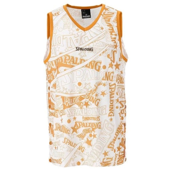 Comprar Camiseta Spalding Urban Tank Top White Camel | 24Segons