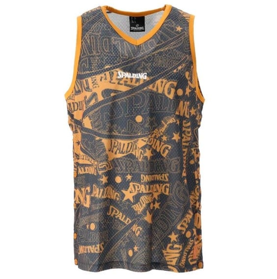 Comprar Camiseta Spalding Urban Tank Top Black Gold | 24Segons