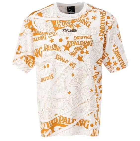 Comprar Camiseta Spalding Urban White Camel | 24Segons