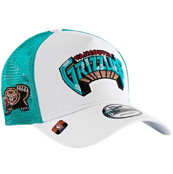 Acquista Memphis Grizzlies Classic 9Forty White Turquoise Cap | 24Segons