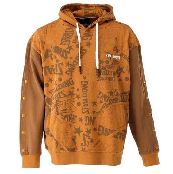 Buy Spalding Urban Brown Camel Hoodie | 24Segons