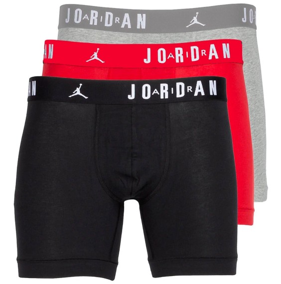 Jordan Acquistare Slip Flight Flight Core All Black Red Grey 3Pk | 24Segons
