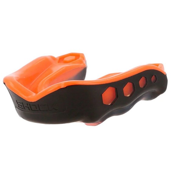 Comprar Protector Bucal Shock Doctor Gel Max Orange Black | 24Segons