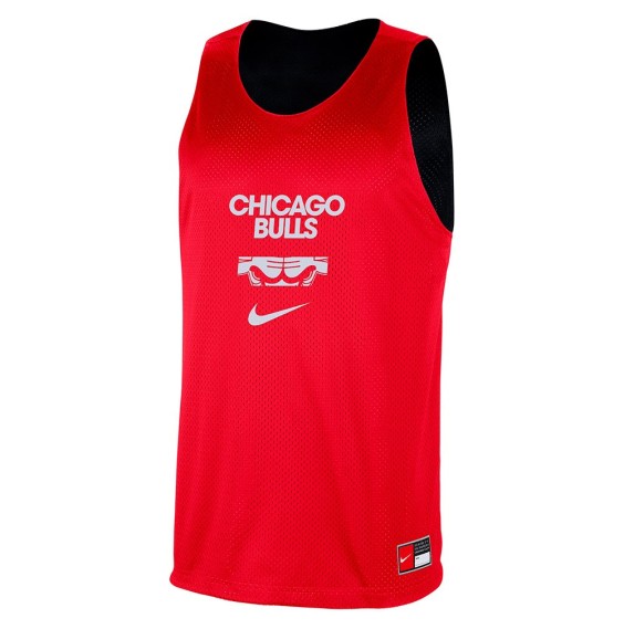 Comprar Camiseta Chicago Bulls Courtside Reversible Red Black | 24Segons