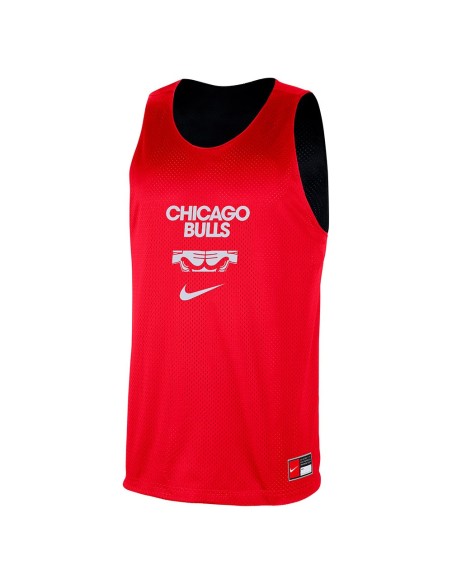 Buy Chicago Bulls Courtside Reversible Red Black T-shirt 24Segons