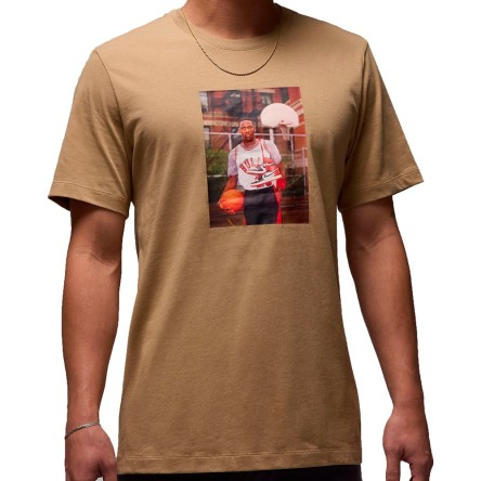 Comprar Camiseta Jordan MJ Photo Desert Brown | 24Segons