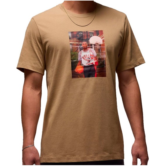 Comprar Camiseta Jordan MJ Photo Desert Brown | 24Segons