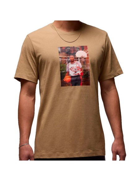 Comprar Camiseta Jordan MJ Photo Desert Brown | 24Segons