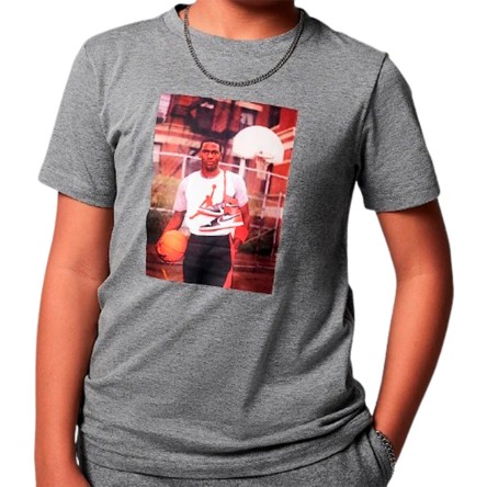 Comprar Camiseta Junior Jordan MJ Photo Grey | 24Segons