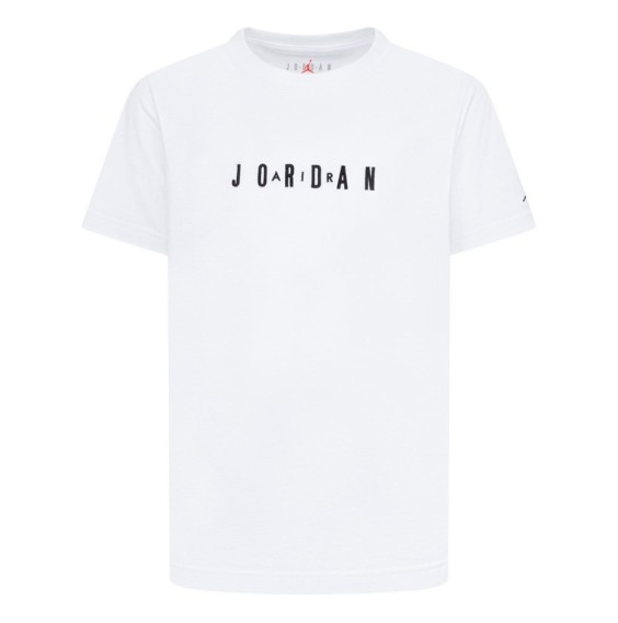 Comprar Samarreta Junior Jordan Wordmark Crew White | 24Segons