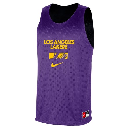 Comprare Maglietta Los Angeles Lakers Courtside Reversible Purple Black 24Segons