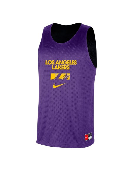 Comprar Camiseta Los Angeles Lakers Courtside Reversible Purple Black | 24Segons