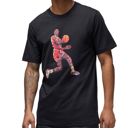 Buy Jordan Flight Essential GFX Black T-Shirt 24Segons
