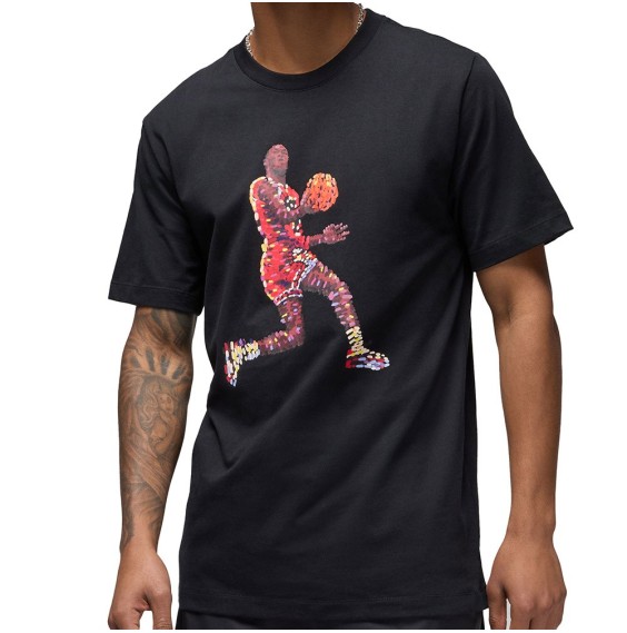 Jordan Acheter Flight Essential GFX Black T-Shirt 24Segons