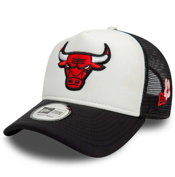 Acquista il cappello dei Chicago Bulls NBA Flower 9FORTY A-Frame Trucker | 24Segons