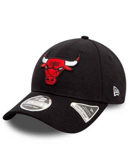 Buy Chicago Bulls Hat NBA 9FORTY Stretch Snap Black | 24Segons