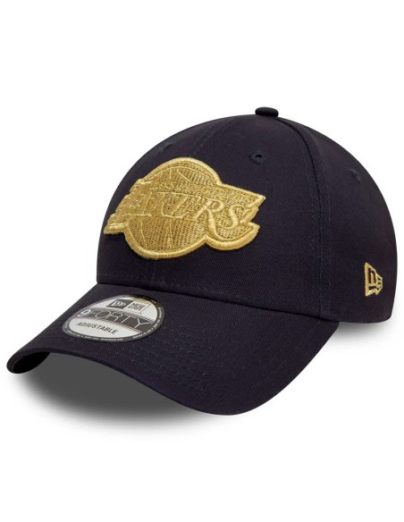 Comprar Gorra Los Angeles Lakers Metallic 9FORTY Black Gold | 24Segons