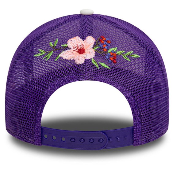 Buy Lakers Hat NBA Flower 9FORTY A-Frame Trucker | 24Segons