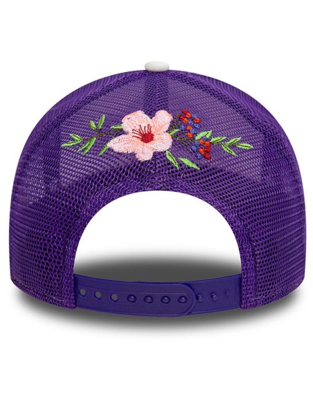 Buy Lakers Hat NBA Flower 9FORTY A-Frame Trucker | 24Segons