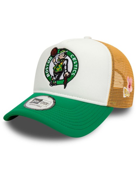Comprar Gorra Boston Celtics NBA Flower 9FORTY A-Frame Trucker | 24Segons