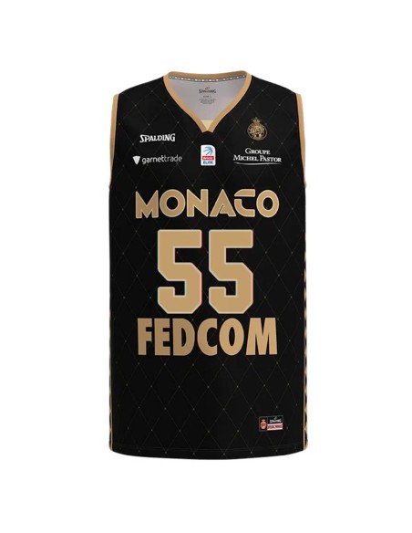 Comprar Camiseta Mike James AS Monaco LNB Black Swingman | 24Segons