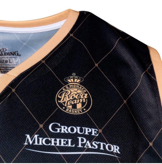 Comprar Camiseta Mike James AS Monaco LNB Black Swingman | 24Segons