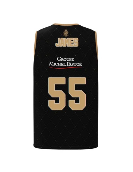 Acquista la maglia Swingman Mike James AS Monaco LNB Nero 24Segons