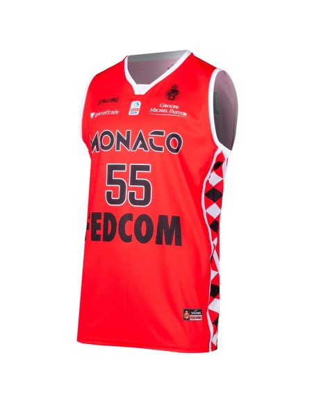Comprar Camiseta Mike James AS Monaco LNB Red Swingman | 24Segons