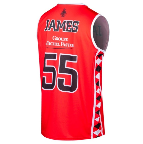 Comprar Camiseta Mike James AS Monaco LNB Red Swingman | 24Segons