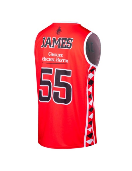 Comprar Camiseta Mike James AS Monaco LNB Red Swingman | 24Segons