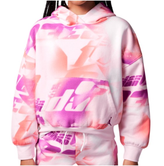 Acheter Sweatshirt fille Jordan Triple Team AOP Artic Pink | 24Segons