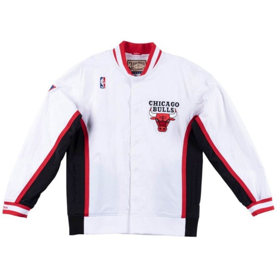 Comprar Chaqueta Chicago Bulls Warm Up 96-97 Authentic White | 24Segons