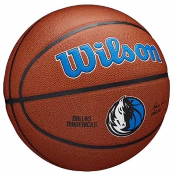 Acheter Ball Wilson Dallas Mavericks Logo NBA Team Alliance Sz7 | 24Segons
