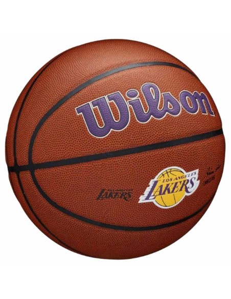 Acquista Wilson Los Angeles Lakers NBA Logo Team Alliance Sz7| Ball24Segons