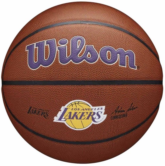 Acquista Wilson Los Angeles Lakers NBA Logo Team Alliance Sz7| Ball24Segons