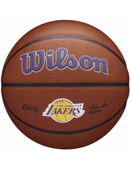 Acquista Wilson Los Angeles Lakers NBA Logo Team Alliance Sz7| Ball24Segons