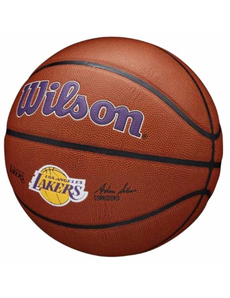 Acquista Wilson Los Angeles Lakers NBA Logo Team Alliance Sz7| Ball24Segons