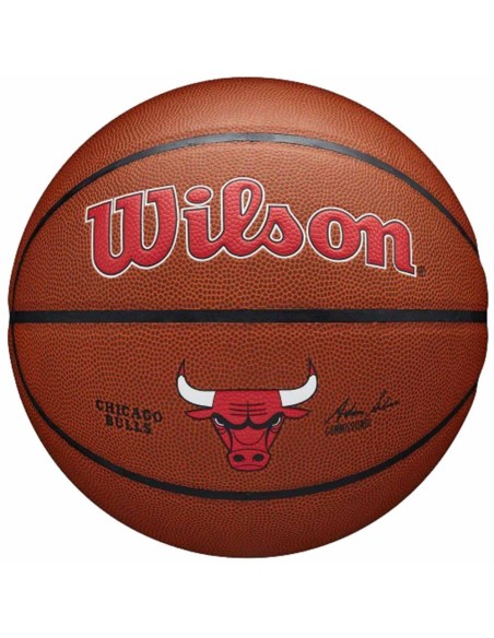 Acquista Palla Wilson Chicago Bulls Logo NBA Squadra Alleanza Sz7 |24Segons