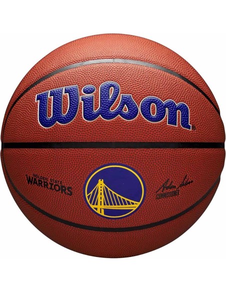 Buy Ball Wilson Golden State Warriors Logo NBA Team Sz7 |24Segons