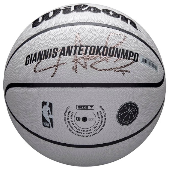 Acquista Giannis Antetokounmpo Palla NBA Giocatore Icona UV Sz7 | 24Segons